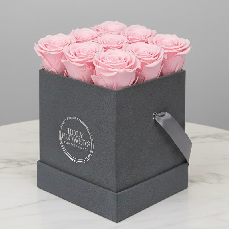 Infinity roses | Velvet Box square | S